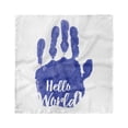thumbnail image 1 of Hello World Head Scarf, Hello World Color Hand Print, Head Wrap, 3 Sizes, by Ambesonne, 1 of 2