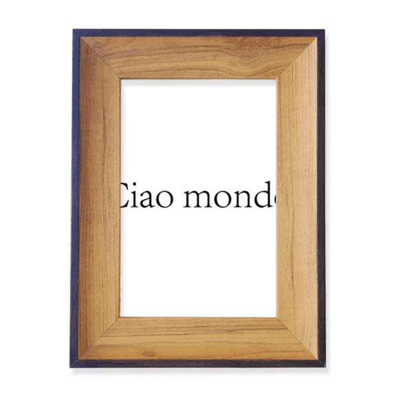 Hello World Italian Photo Frame Exhibition Display Art Desktop Painting