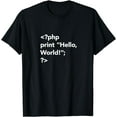 thumbnail image 1 of Hello World PHP Programmer T-Shirt, 1 of 3