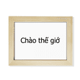thumbnail image 1 of Hello World Vietnamese Desktop Photo Frame Picture Art Decoration Painting 6x8 inch, 1 of 4