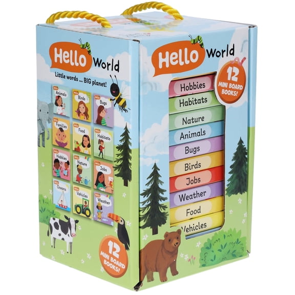 Hello World! by Sweet Cherry Publishing 12 Books Collection Box Set - Ages 2+ - Board Book