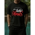 thumbnail image 1 of Hello Xmas T-Shirt graphic t shirts comfort colors tshirt men elegant gifts black Cool shirts , Funny shirts , t shirt High-quality clothing, perfect for every day Fashionable, printed, machine was, 1 of 7