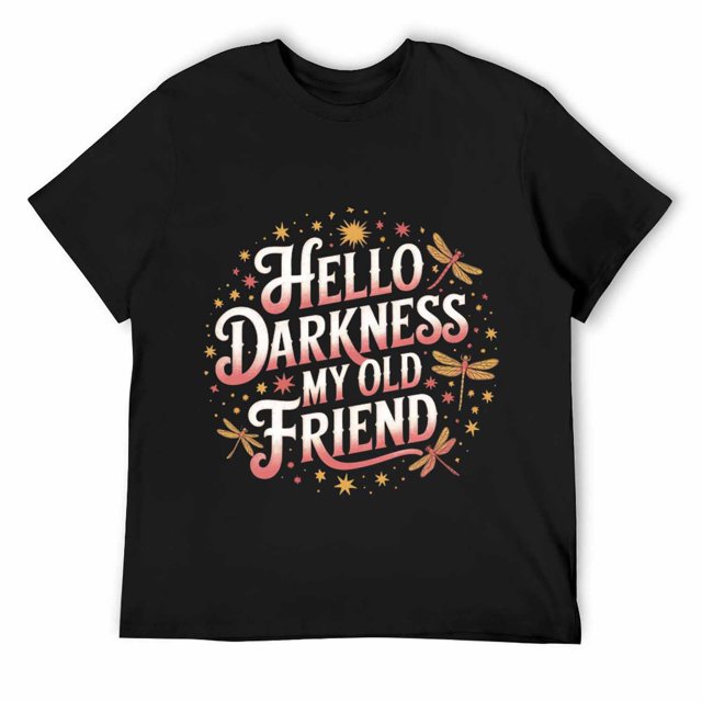 T-SHIRT UOMO HELLO Darkness My Old Friend Stout Beer T-SHIRT UOMO HELLO Darkness My Old Friend Stout Beer