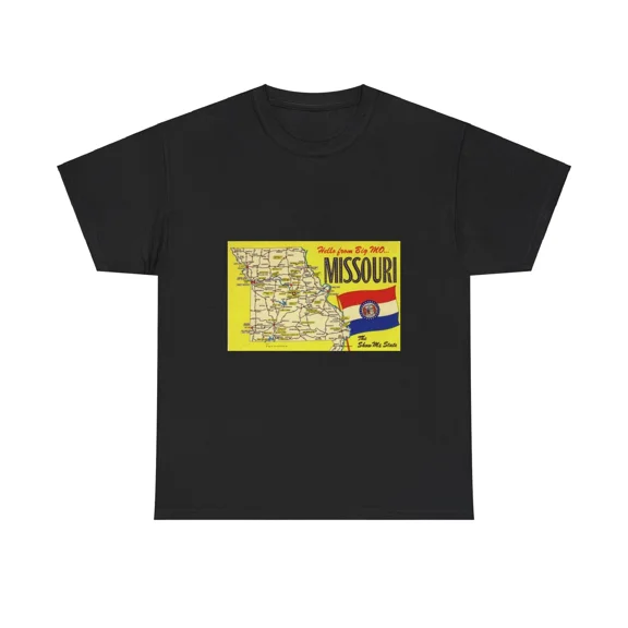 Hello from big MO Missouri (Greeting Postcards) T-Shirt