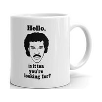 Hello, is it Tea Your Looking for Funny Coffee Tea Ceramic Mug Office Work Cup Gift 11 oz