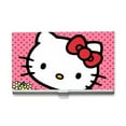 thumbnail image 1 of Hello kitty Business Card Holder/Card Case Professional PU Leather and Stainless Steel Multi Wallet Credit Card ID Card Case/Card Case for Unisex, 1 of 5