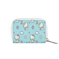 thumbnail image 1 of Hello kitty Card wallet, women's zipper card holder, portable wallet, compact size, 1 of 5