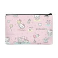 thumbnail image 1 of Hello kitty Cosmetic bag, cute canvas toiletry bag with preppy style, essential for women's travel 7.5x4.7inch, 1 of 5