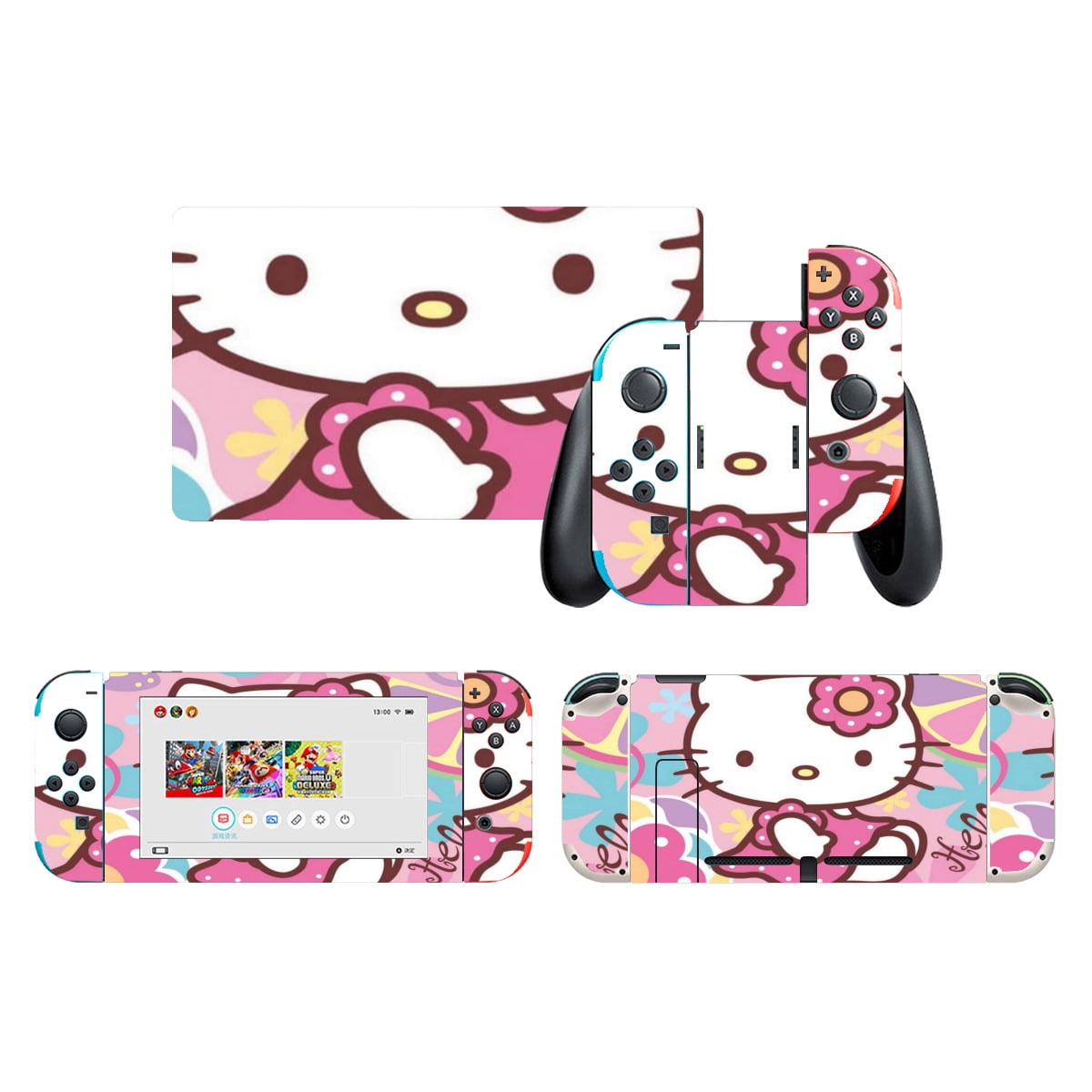 Hello kitty Game Switch Skin - Anime Cartoon Game Sticker, No Bubble ...