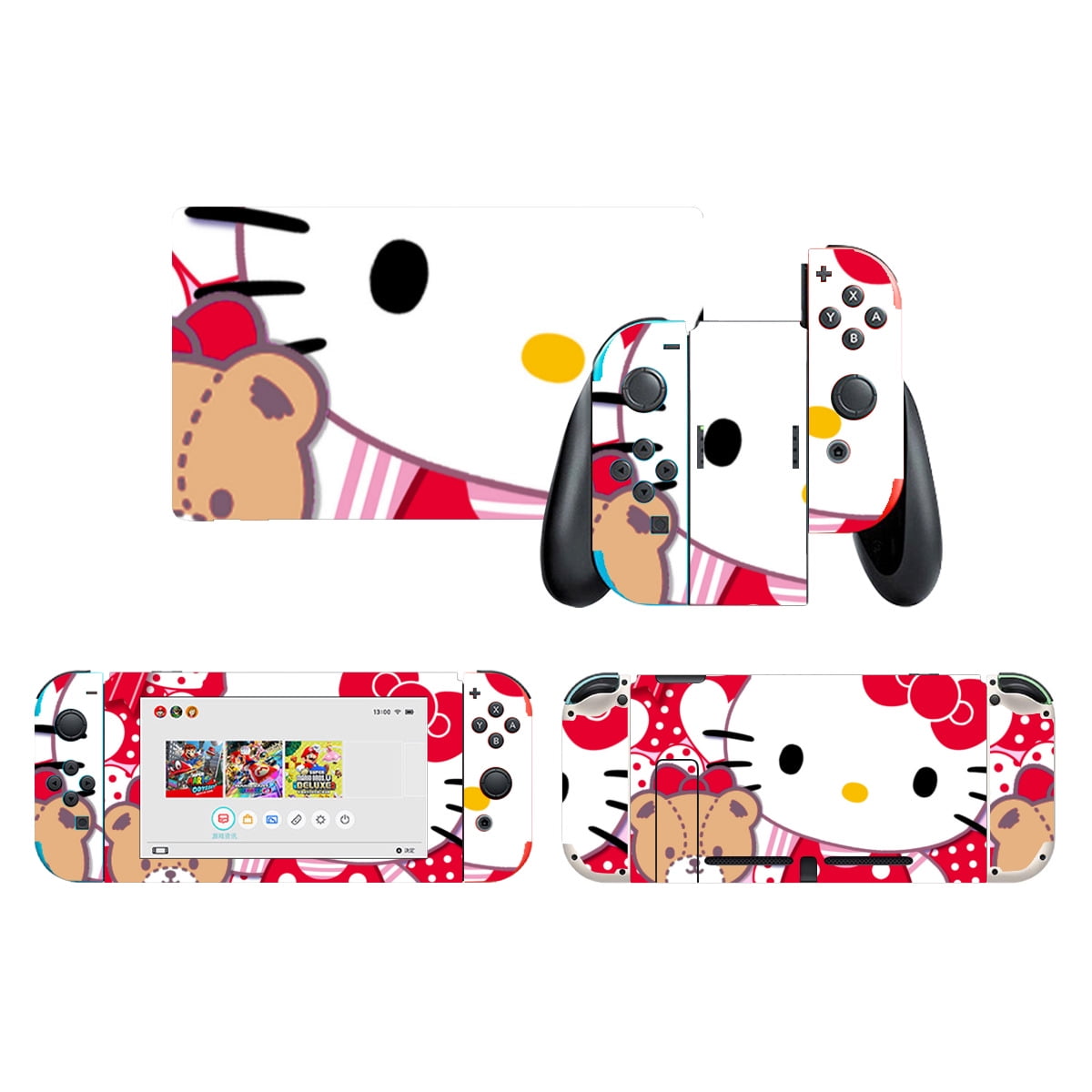 Hello kitty Game Switch Skin - Anime Cartoon Game Sticker, No Bubble ...