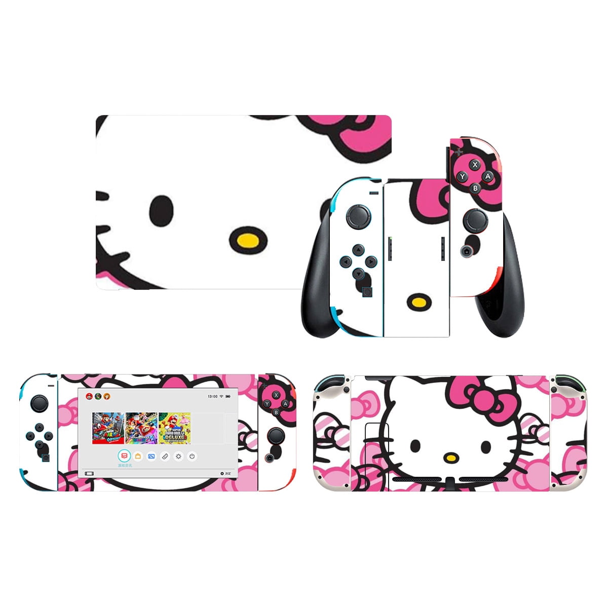 Hello kitty Game Switch Skin - Anime Cartoon Game Sticker, No Bubble ...
