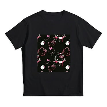 Hello kitty Kids Short Sleeve Tee – Plain Crew Neck Tagless Tee. 100% Cotton