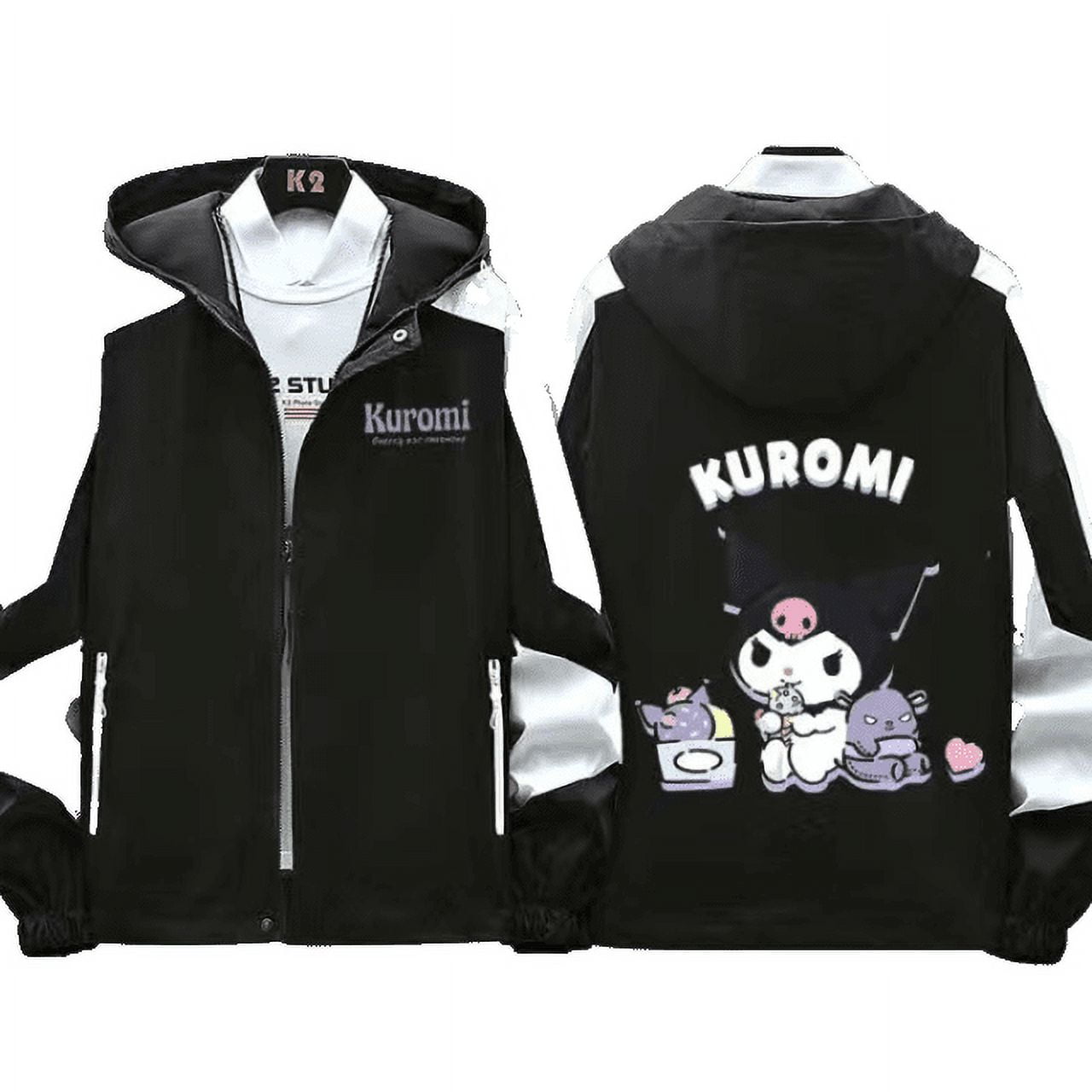 Hello kitty Kuromi women/men Y2K Japanese style jacket Youth fashion ...