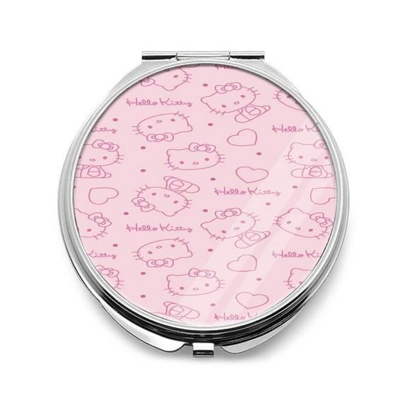 Hello kitty Makeup mirror - portable desktop makeup mirror, small handheld pocket makeup mirror