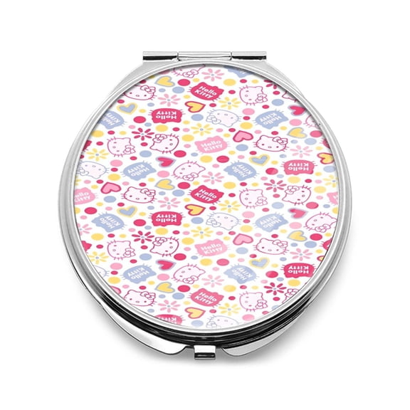 Hello kitty Makeup mirror - portable desktop makeup mirror, small handheld pocket makeup mirror