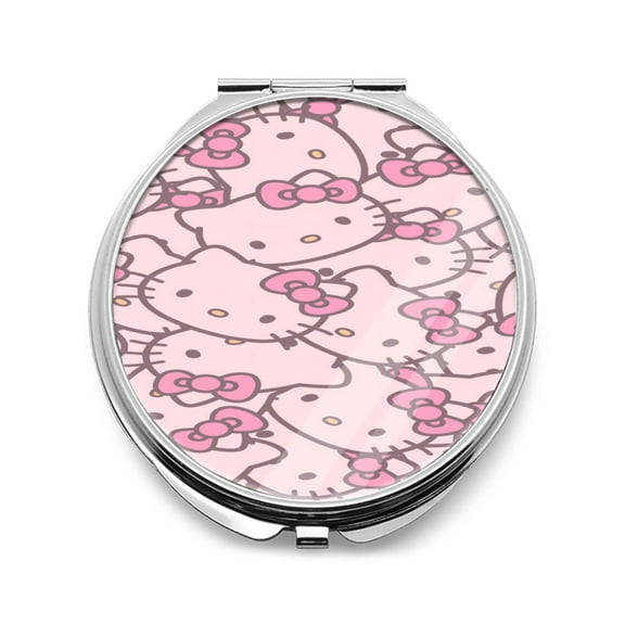Hello kitty Makeup mirror - portable desktop makeup mirror, small handheld pocket makeup mirror