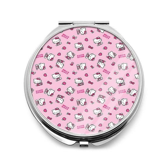 Hello kitty Makeup mirror - portable desktop makeup mirror, small handheld pocket makeup mirror