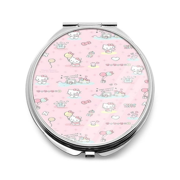 Hello kitty Makeup mirror - portable desktop makeup mirror, small handheld pocket makeup mirror