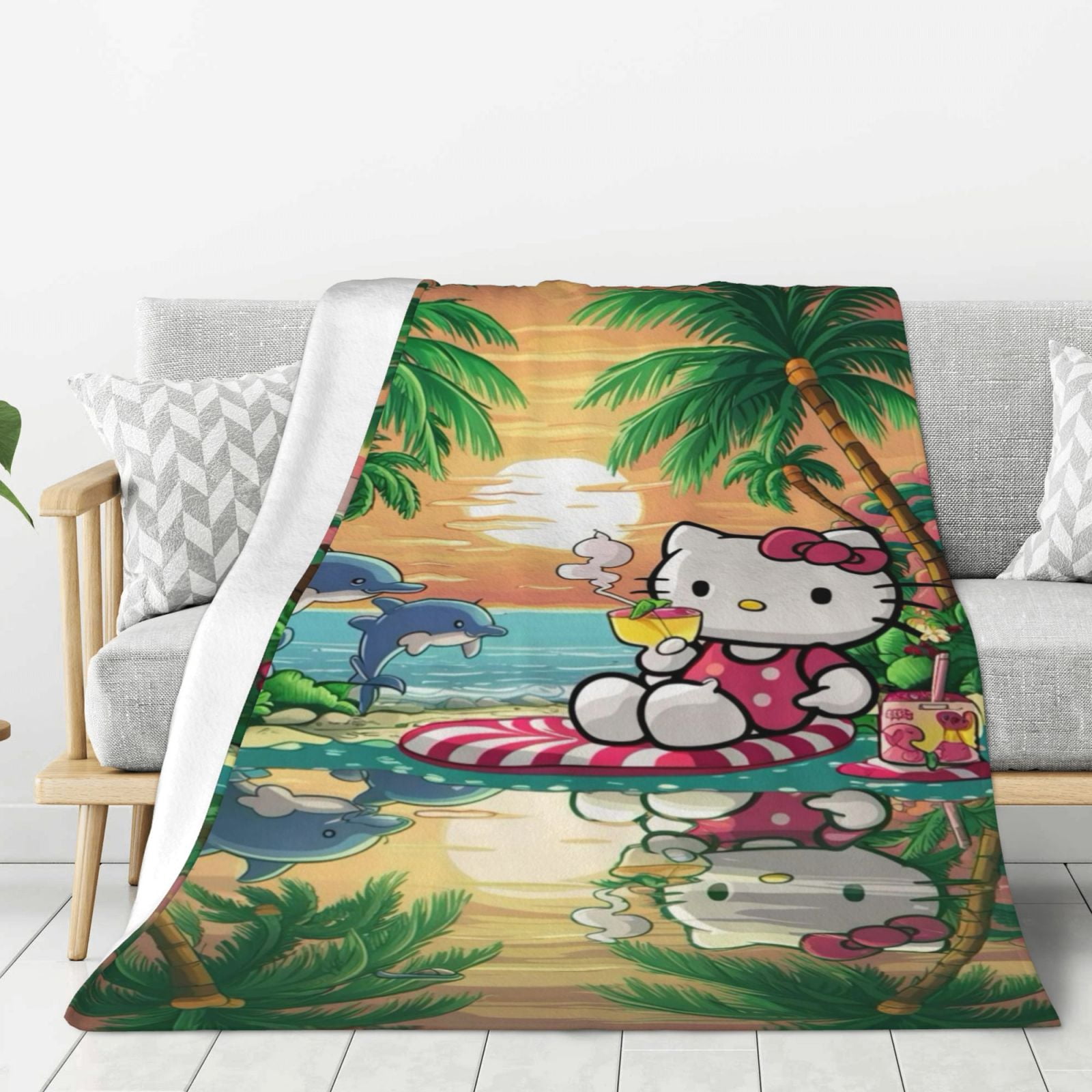 Sunbathing Kitten Quilted Blanket NCU0DV670