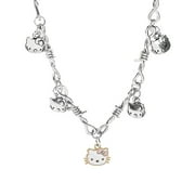 HONGLI Hello kitty sanrio Necklaces Kawaii Thorn metal necklace Sweet & Spicy Style Necklace Fashion Pendant Personality Jewelry
