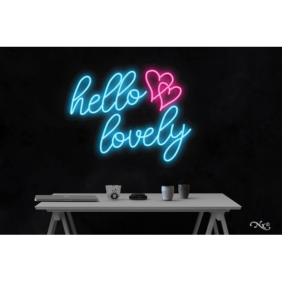 Hello lovely-LED Neon Sign Made in USA
