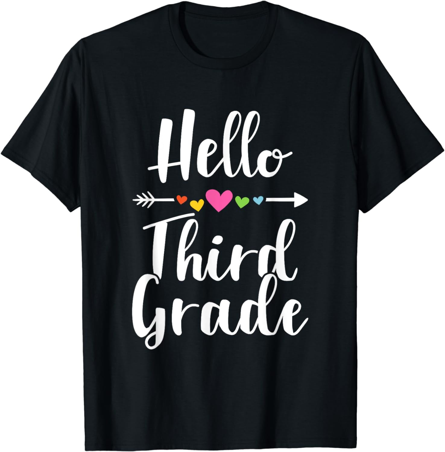 Hello third grade 3rd back school teacher kids T-Shirt - Walmart.com