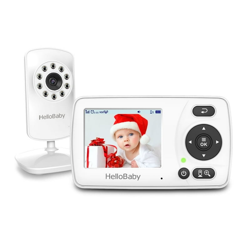 HelloBaby HB30 Monitor Non-WiFi 1000ft Range, Video, Audio, VOX