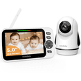 thumbnail image 1 of HelloBaby HB6352 Video Baby Monitor – 5″ LCD, No Wifi, Pan-Tilt-Zoom, 1000 ft Range, 1 of 7