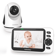 HelloBaby HB6352 Video Baby Monitor   5  LCD, No Wifi, Pan-Tilt-Zoom, 1000 ft Range