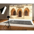 thumbnail image 1 of HelloDecor Gothic Arch Backdrop 7x5ft Photography Background Pillars Vintage Brick Wall Stairway Buildings Video Studio Photos Props, 1 of 5