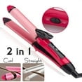 〖Hellobye〗2 In 1 Multifunction Hair Straightener & Hair Curler Beauty Women Tools