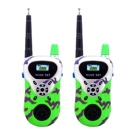 ãHellobyeã2Pcs Wireless Walkie Talkie Kids Electronic Toys Portable Two-Way