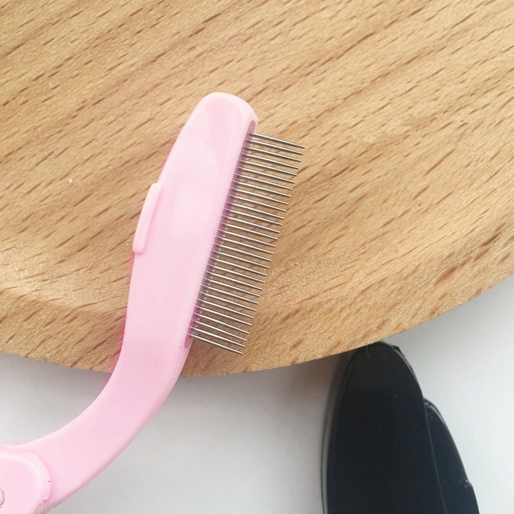 〖Hellobye〗Folding Eyelash Comb Lash Separator Mascara Lift Curl Metal Brush Beauty Makeup