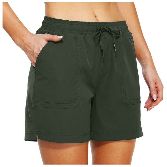 〖Hellobye〗Women Hiking Shorts Golf Athletic Outdoor Quick Dry Workout Summer Water Shorts