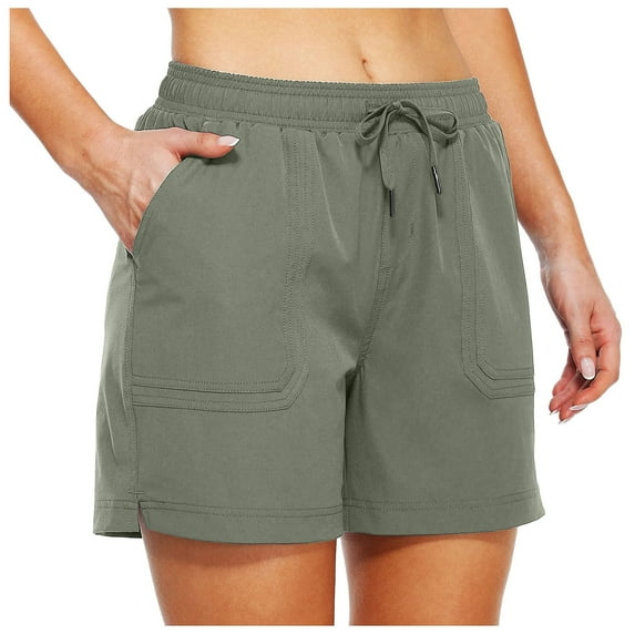 〖Hellobye〗??Women Hiking Shorts Golf Athletic Outdoor Quick Dry Workout Summer Water Shorts