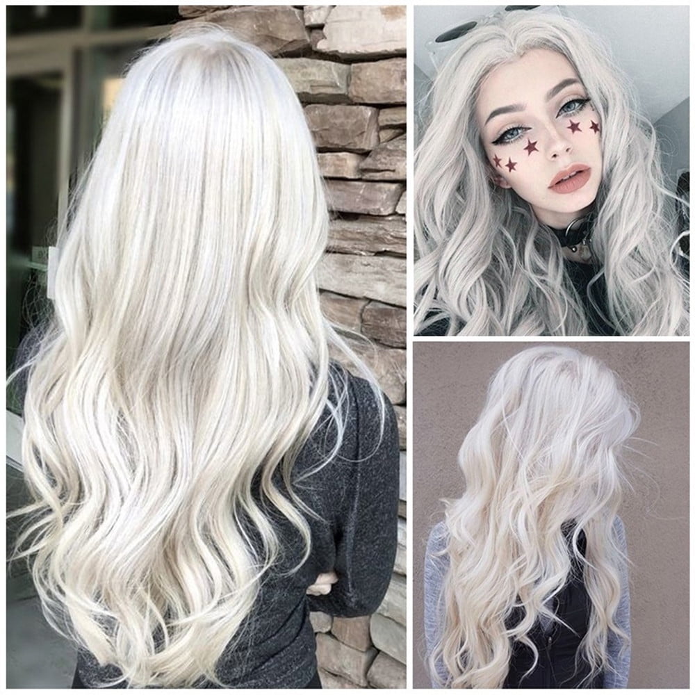 White Long Wavy Wig White Long Wavy Wig