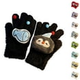 thumbnail image 1 of Hellosay Gloves for Women Cold Weather Knit Thermal Warm Christmas Gifts Black, 1 of 4