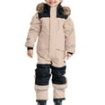 thumbnail image 1 of Hellosay Kids Snow Suit for Boys Girls Waterproof Windproof Ski Suits One Piece Jumpsuit Snowsuit Winter Outdoor Overalls 1-15T, 1 of 2