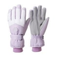 thumbnail image 1 of Hellosay Ski Snow Warm Gloves for Women Thermal Warm Touch Screen Gloves Christmas Gifts Purple, 1 of 2