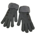 thumbnail image 1 of Hellosay Winter Gloves Men Thermal Warm Fleece Christmas Gifts Dark Gray, 1 of 3