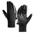 thumbnail image 1 of Hellosay Winter Ski Snow Warm Gloves Men Thermal Warm Winter Gloves Solid Waterproof Christmas Gifts Black, 1 of 6