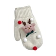 thumbnail image 1 of Hellosay Women Winter Gloves Knit Thermal Warm Christmas Gifts White, 1 of 4