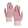 thumbnail image 1 of Hellosay Women Winter Gloves Knit Thermal Warm Touch Screen Gloves Christmas Gifts Pink, 1 of 6
