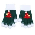 thumbnail image 1 of Hellosay Womens Gloves for Cold Weather Thermal Warm Christmas Gifts Green, 1 of 7