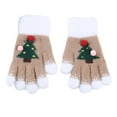 thumbnail image 1 of Hellosay Womens Gloves for Cold Weather Thermal Warm Christmas Gifts Khaki, 1 of 7