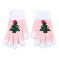 thumbnail image 1 of Hellosay Womens Gloves for Cold Weather Thermal Warm Christmas Gifts Pink, 1 of 7