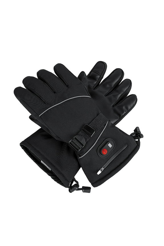 Womens Heated Gloves Rechargeable Thermal Warm Touch Screen Gloves Christmas Gifts Black