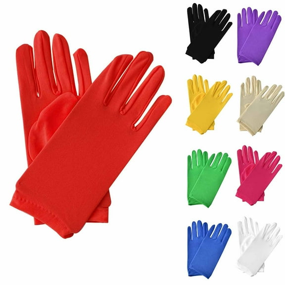 Hellosay Womens Winter Gloves Thermal Warm Solid Christmas Gifts Red