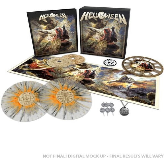 Helloween - Limited Boxset includes 2LP's on Clear with Orange & Black Splatter Vinyl, 2CD's