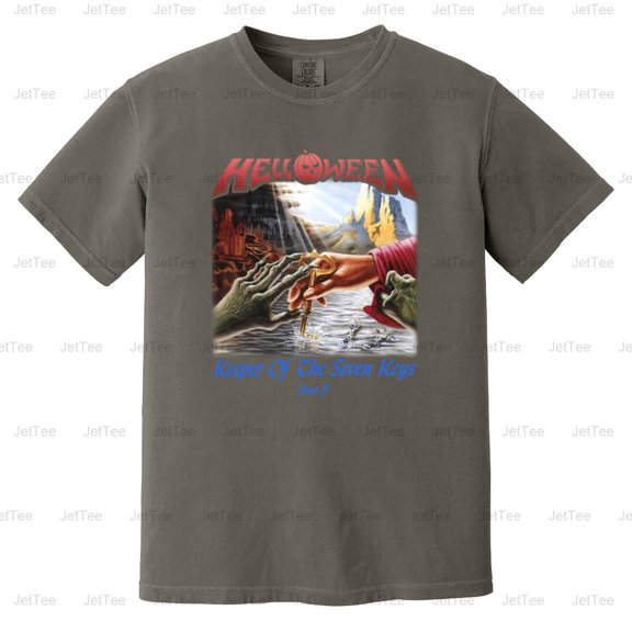 Helloween Keeper Of The Seven Keys Part II Vintage Retro Power Comfort Color T-Shirt Unisex, up to 4XL